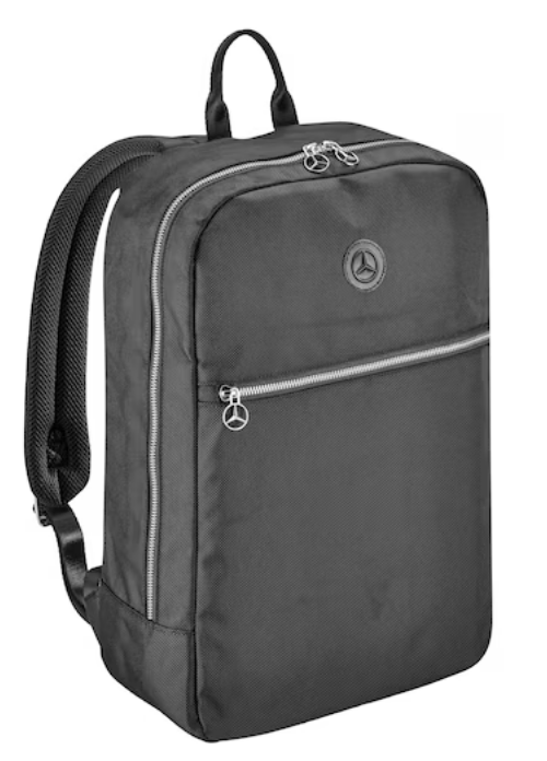 Rucksack schwarz, Polyamid (recycelt) / Polyester (recycelt)