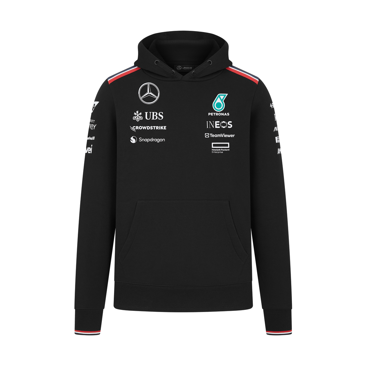 Sweathoody Unisex, Team, Mercedes-AMG F1, schwarz