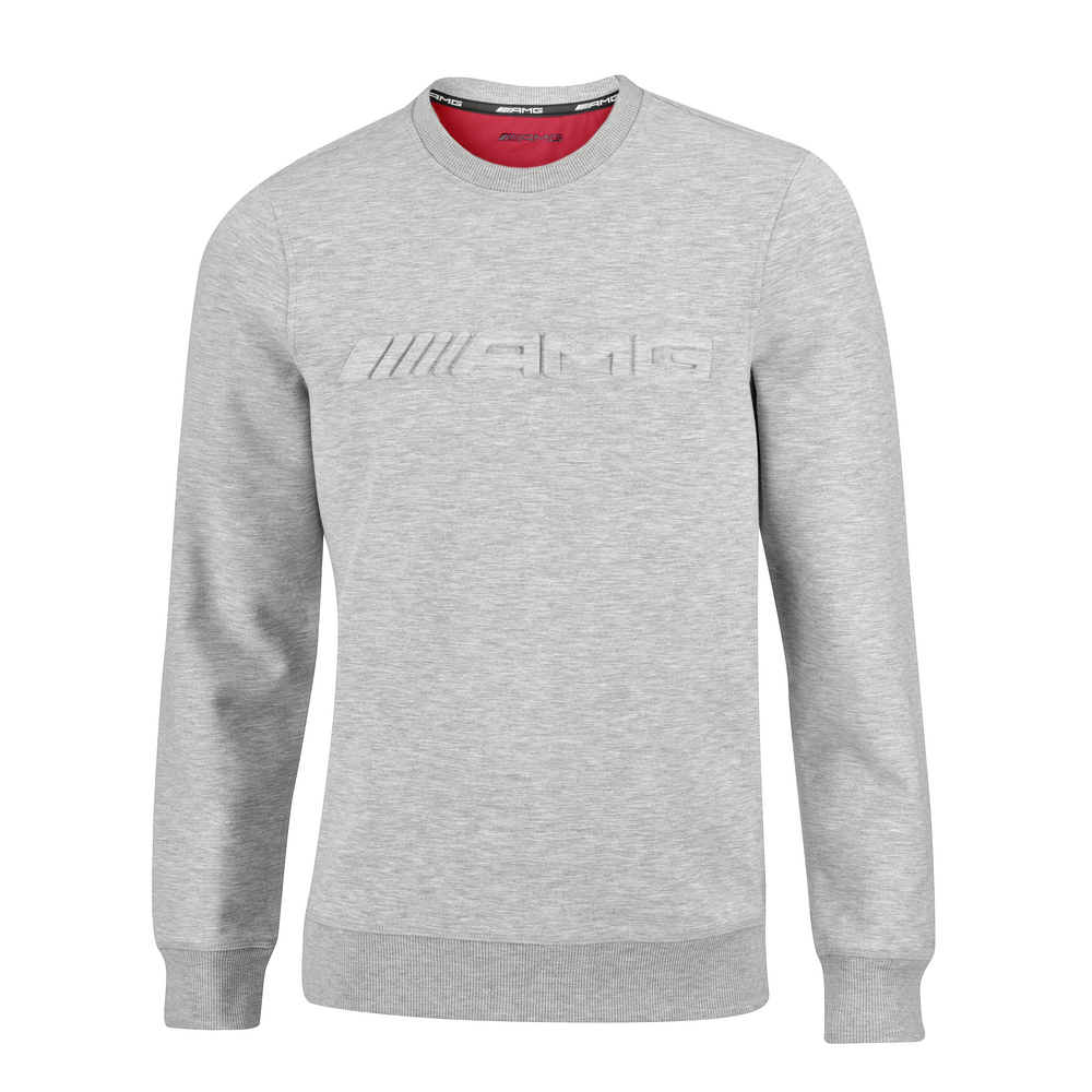 AMG sweat-shirt, unisexe, gris chiné