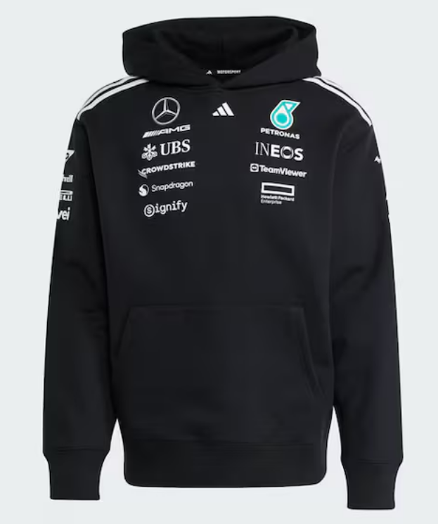 Sweathoody Unisex, Team, Mercedes-AMG F1 schwarz