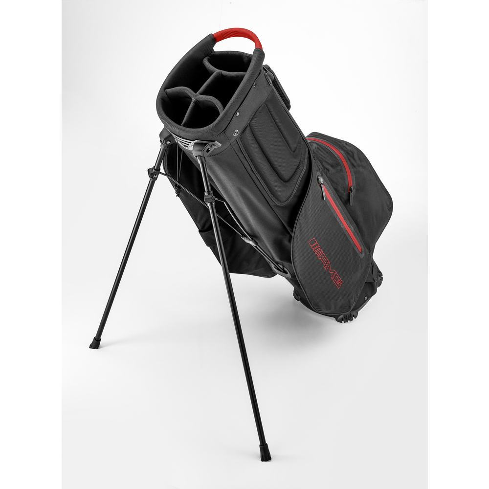 Sac de golf à support AMG, noir/rouge