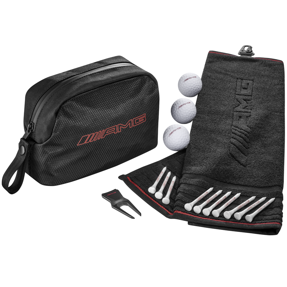 Set regalo golf AMG, nero