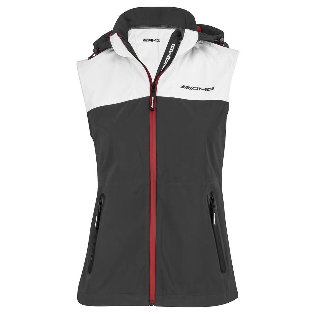 Gilet softshell AMG da donna, nero