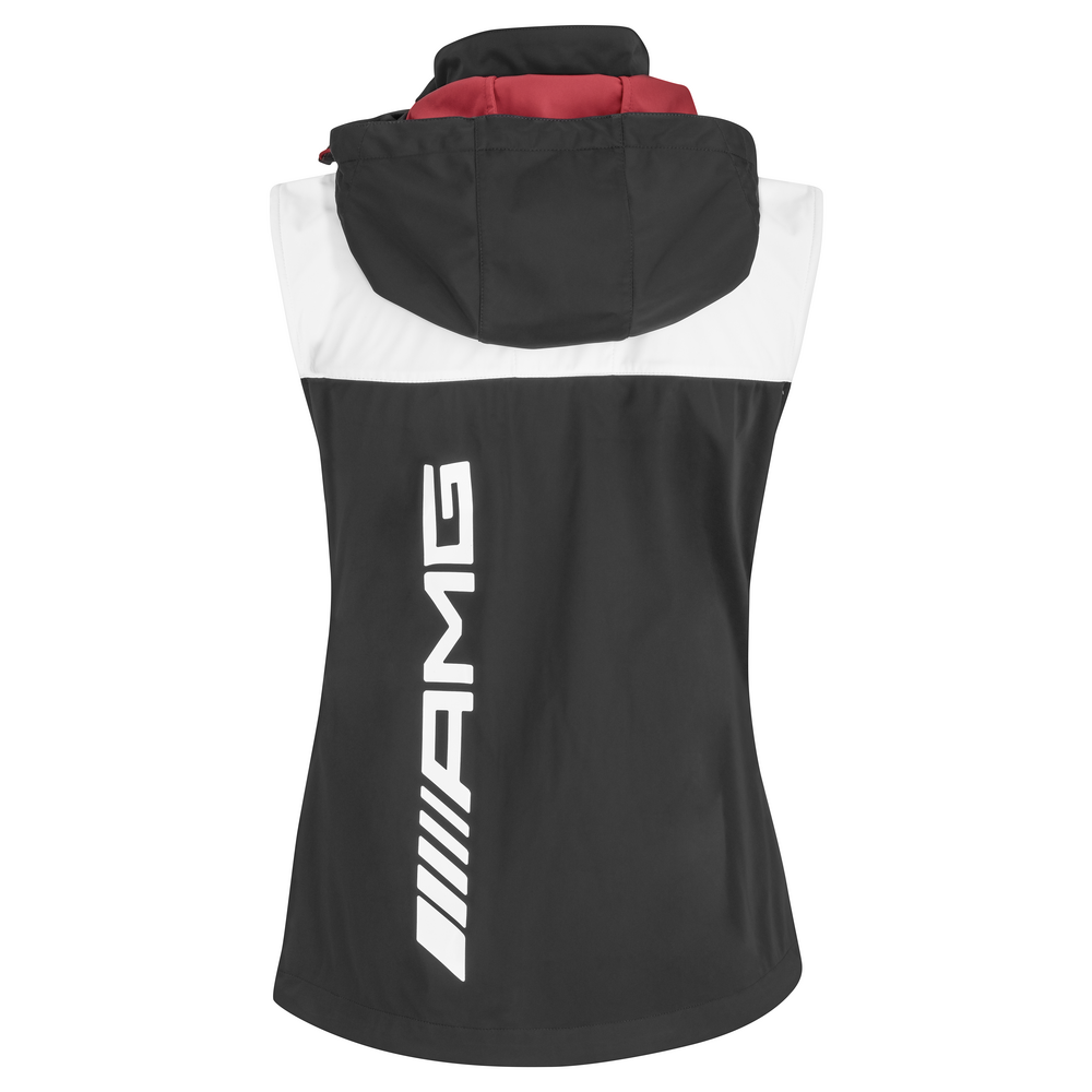 Gilet softshell AMG da donna, nero