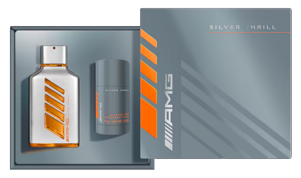 Coffret cadeau AMG SILVER Thrill, EdP