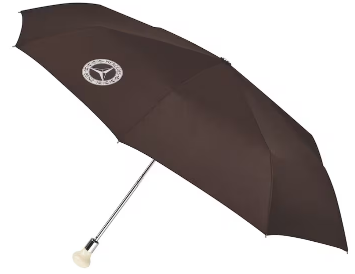 Taschenschirm, 300 SL, Schaltknauf braun / cremebeige, Polyester / Stahl (Kopie)