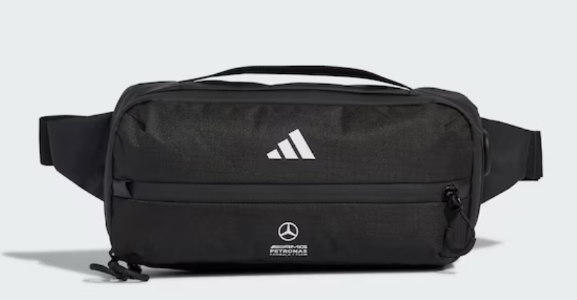 Sac banane Mercedes-AMG F1, noir, polyamide recyclé, adidas