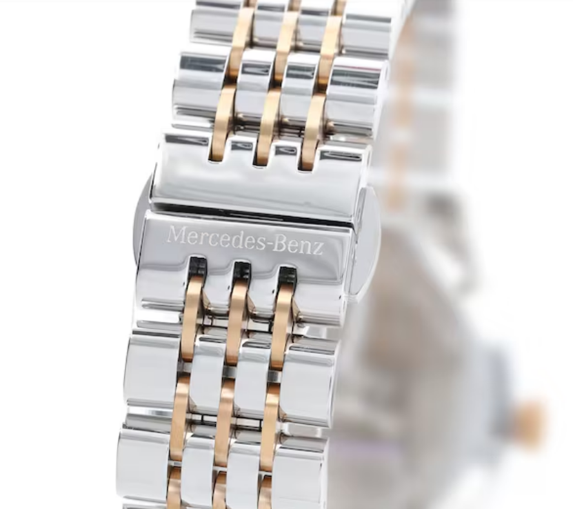 Armbanduhr Damen, Classic, Elegance schwarz / silberfarben / roségoldfarben, Edelstahl