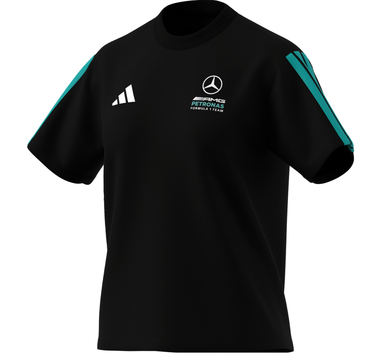 T-Shirt Damen, Mercedes-AMG F1 schwarz