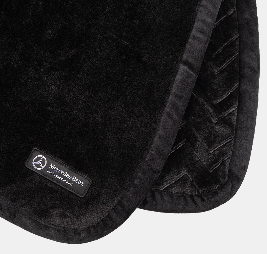 Fleecedecke Truck schwarz