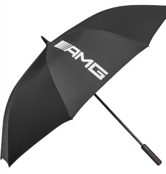 AMG Gästeschirm schwarz, Polyester