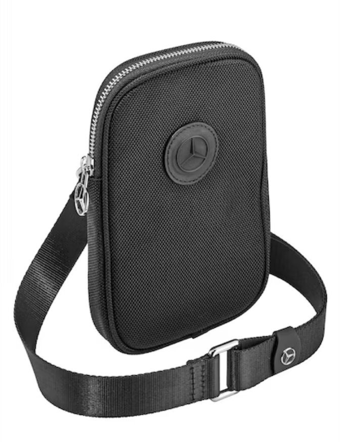 Cell phone case black, polyamide (recycled) / polyester (recycled)