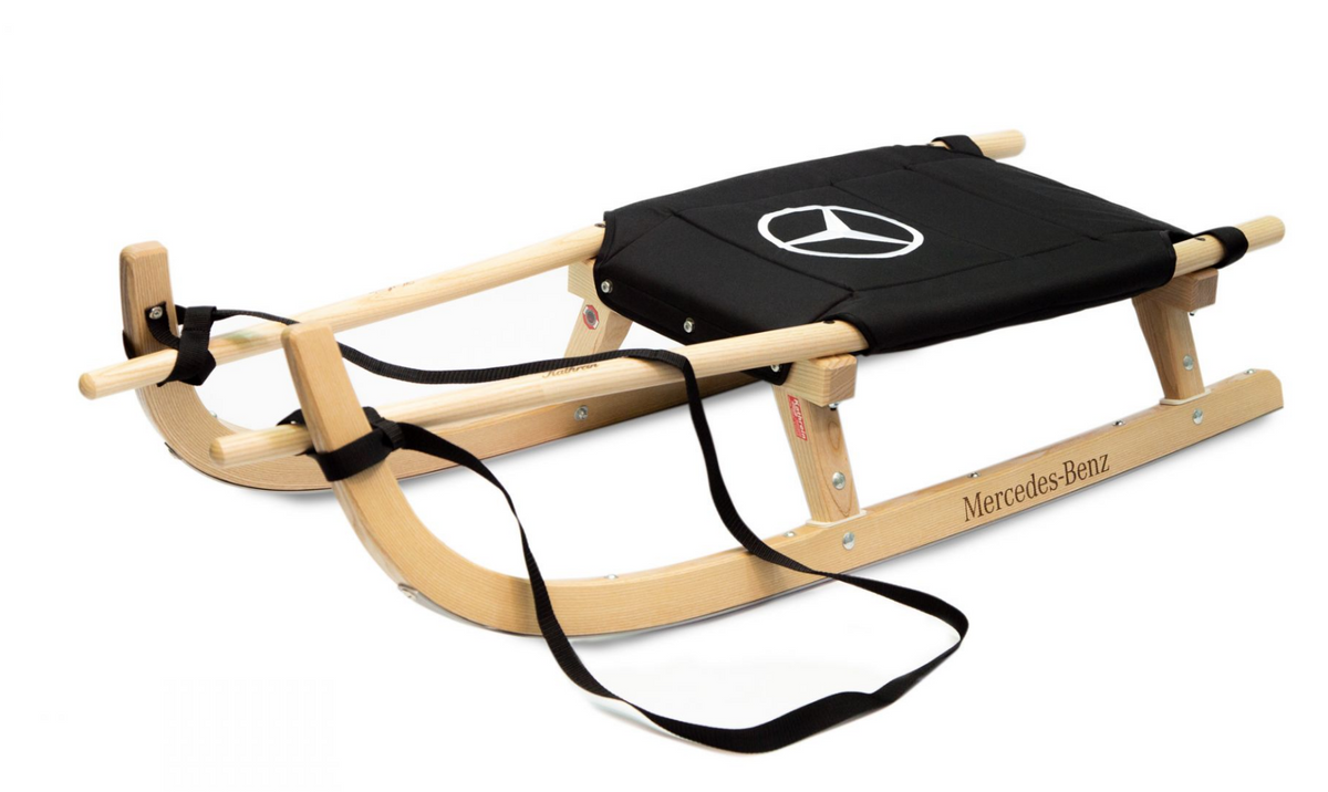 Mercedes-Benz wooden sledges, toboggans