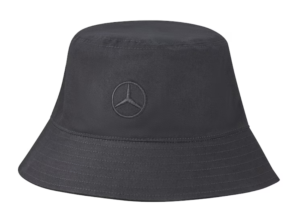Bucket Hat schwarz, Baumwolle (Bio)