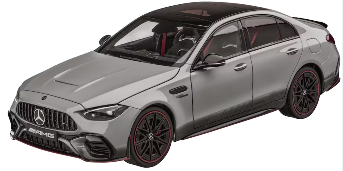 Modellauto AMG C 63, W206 alpingrau uni, , 1:18