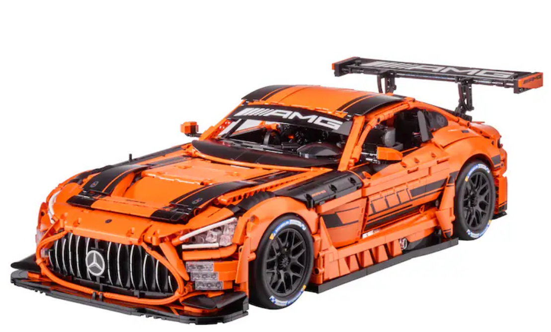 Mercedes-AMG GT3, Klemmbaustein Modell, C190 orange, CaDa, 1:8