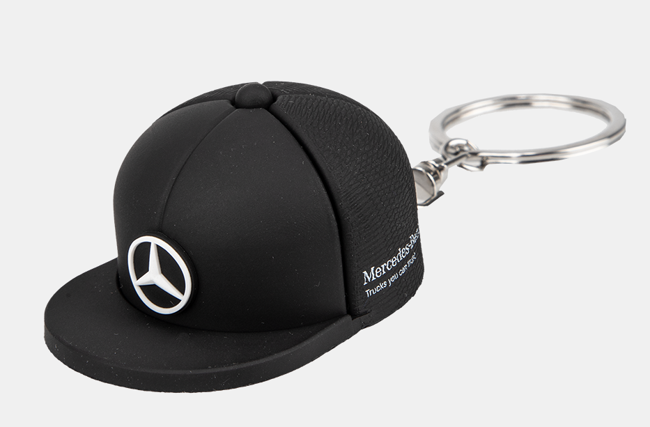 Schlüsselanhänger, Mercedes-Benz Trucks Cap mit Flaschenöffner