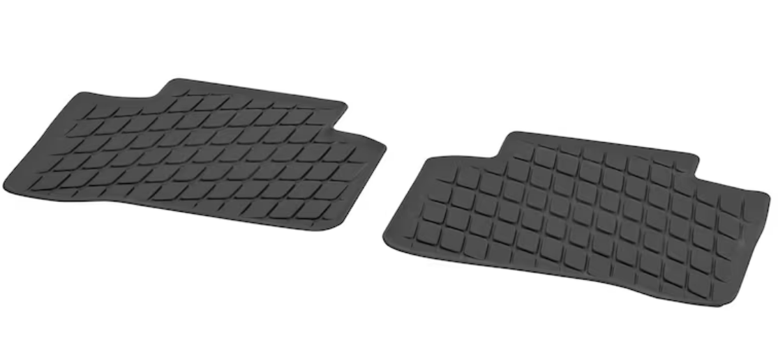 Allwettermatten Dynamic Lines, Fond, 2-teilig LL, schwarz GLC/EQC(C253/N253/X253/N293)