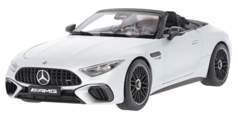 Modellauto Mercedes-AMG SL 63, Roadster, R232 MANUFAKTUR hightechsilber magno, iScale, 1:18