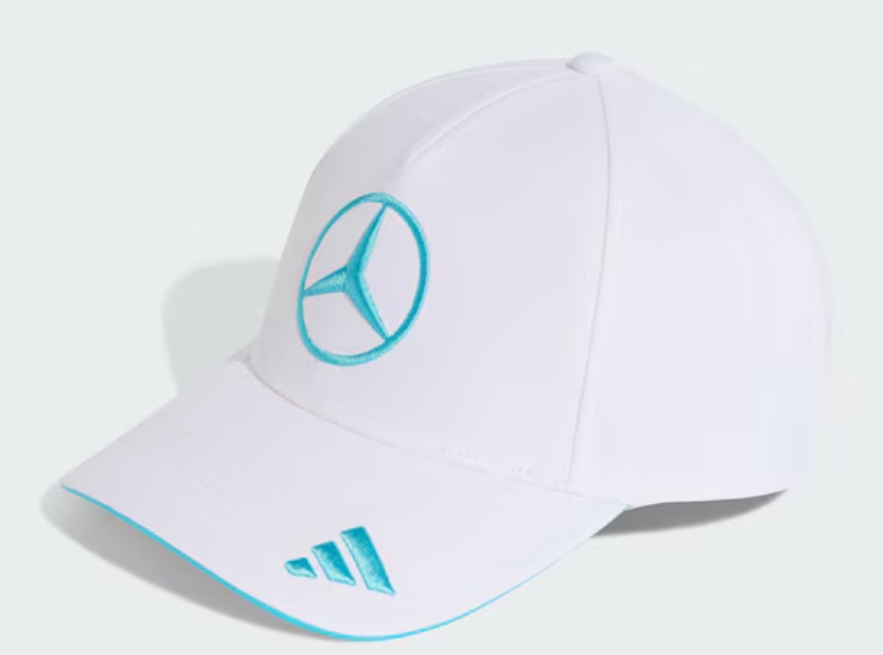 Cap, George Russell, Mercedes-AMG F1 white, polyester (recycled)