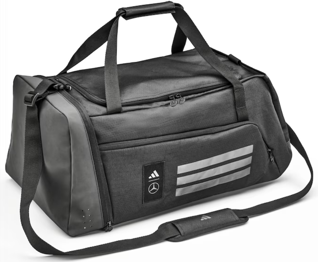 Sporttasche schwarz, Polyester (recycelt), adidas