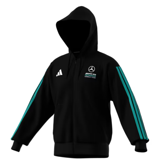 Veste en molleton pour homme, Mercedes-AMG F1, noire