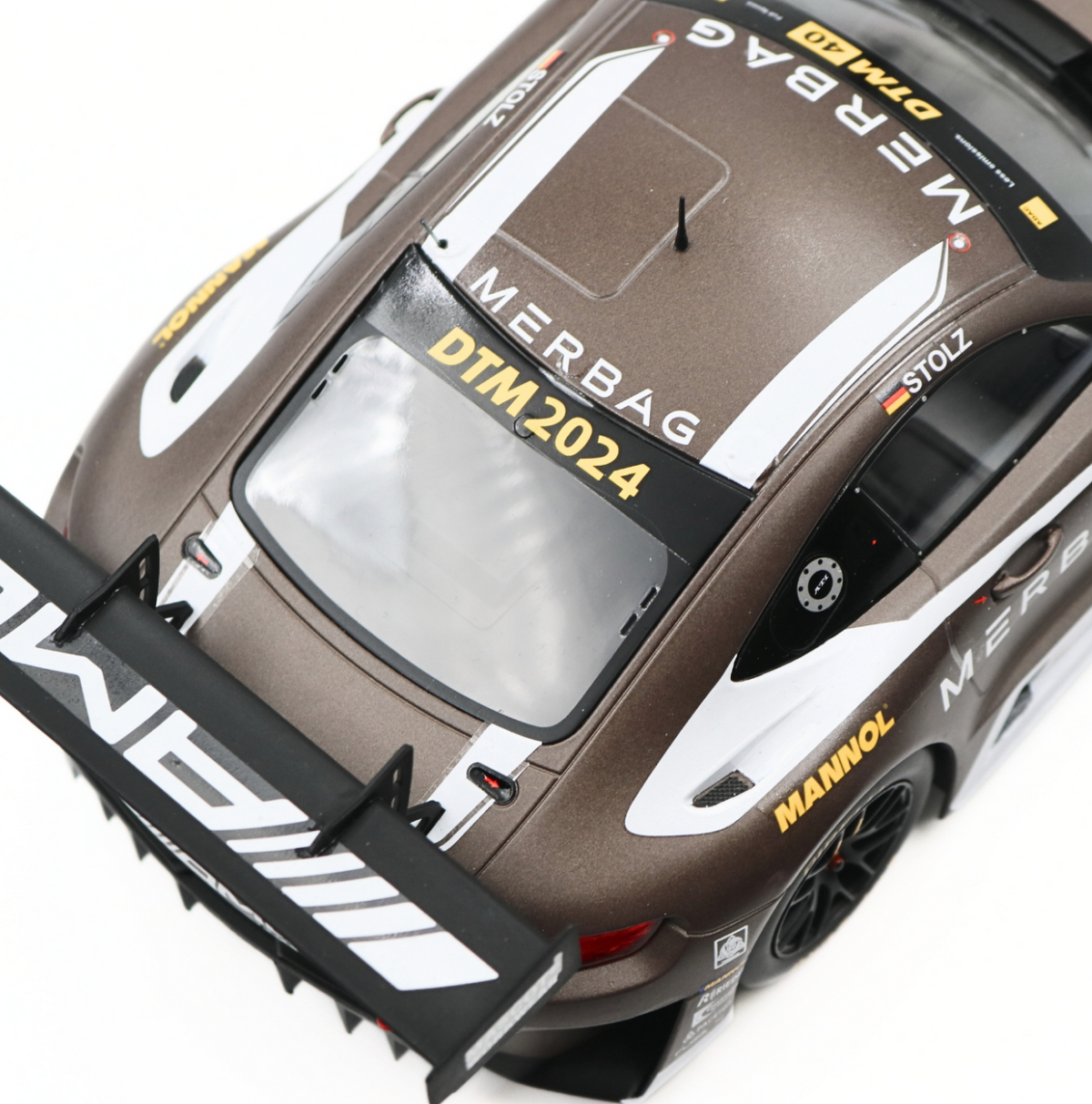 Modellauto Mercedes-AMG GT3 Evo #4&amp; HRT 1:18