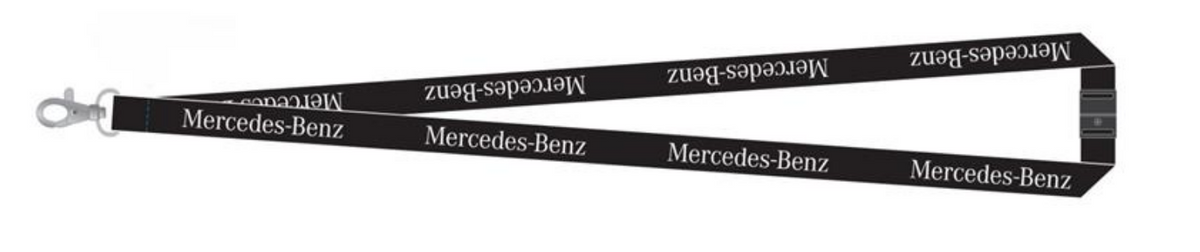 Mercedes-Benz black lanyard