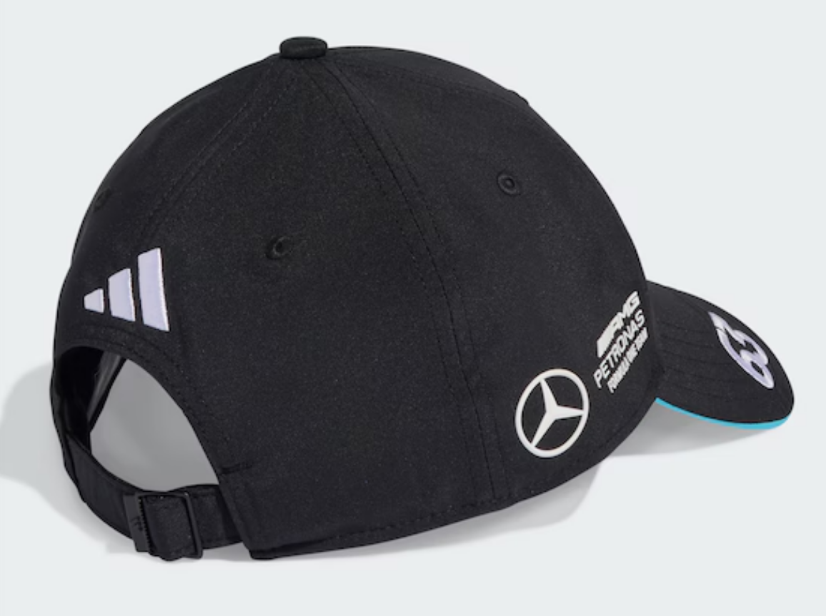 Cap, George Russell, Mercedes-AMG F1 schwarz