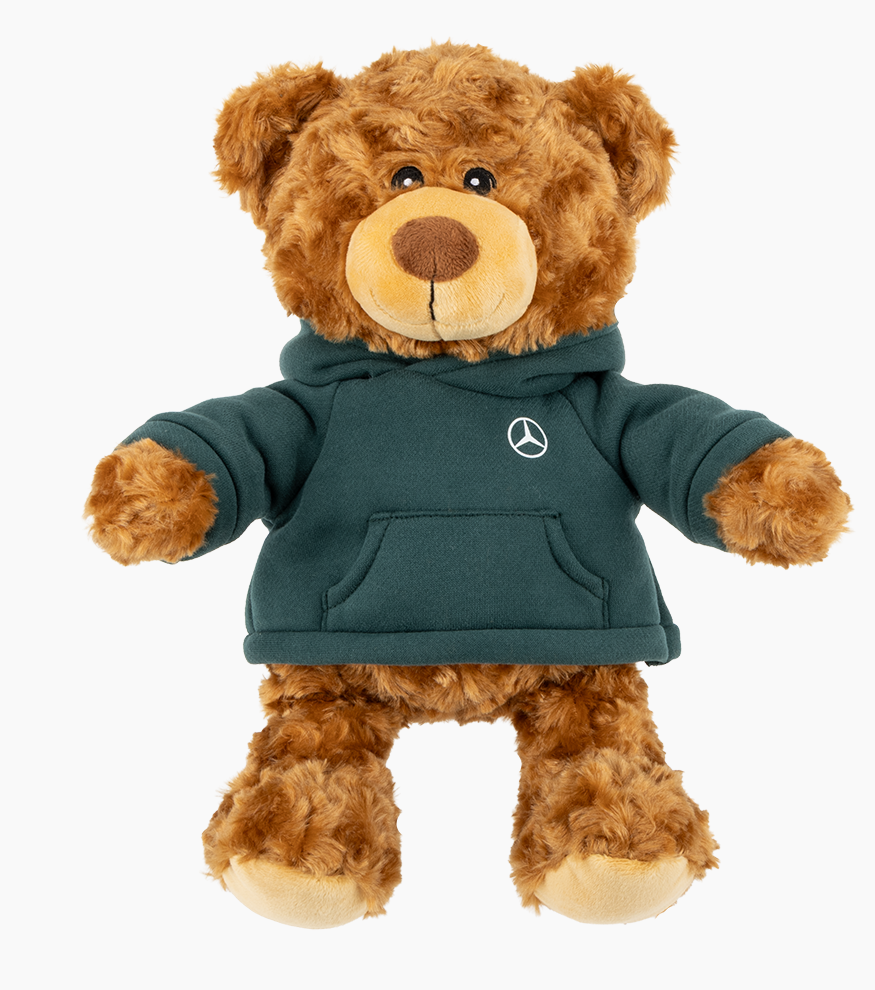 Mercedes-Benz Truck Teddybär mit grünem Hoodie