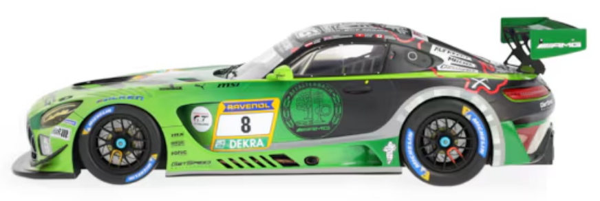 Mercedes-AMG GT3, ADAC RAVENOL 24h Nürburgring 2024, C190 green hell magno, Minimax, 1:18