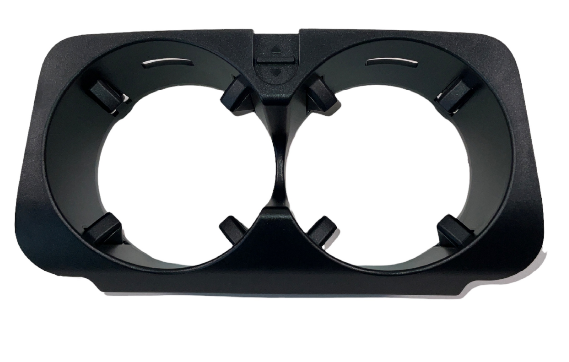 Getränkehalter, Doppelcupholder Mittelkonsole, schwarz