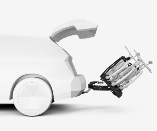 Heckfahrradträger, für Anhängevorrichtung, klappbar, 3 Fahrräder, THULE VELOSPACE 3