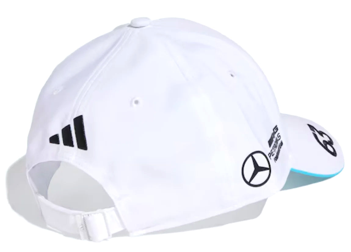 Casquette, George Russell, Mercedes-AMG F1 blanche