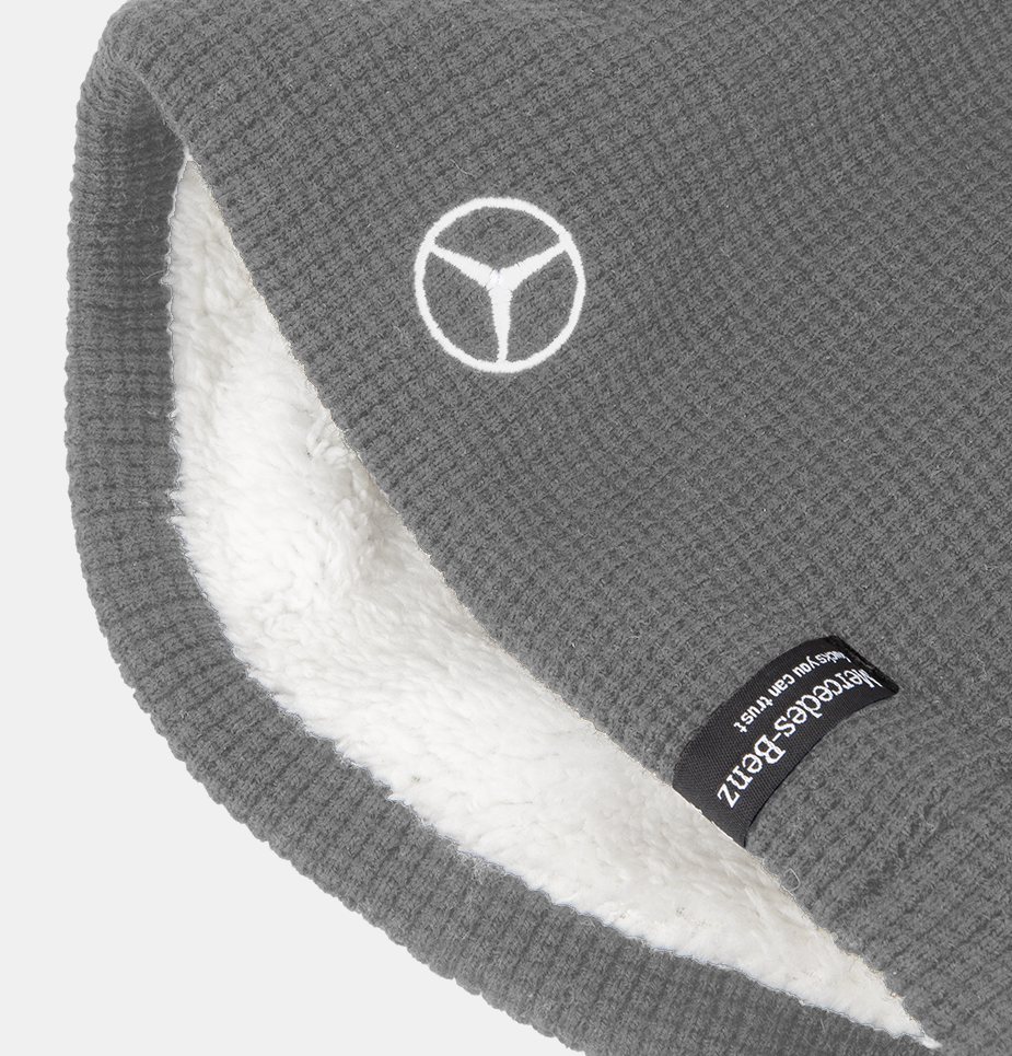 Mercedes-Benz Truck Beanie Fleece Grau