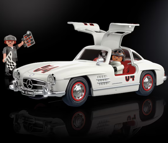 300 SL Coupé (1954-1957) W 198, playmobil-Set weiß, playmobil, 1:18