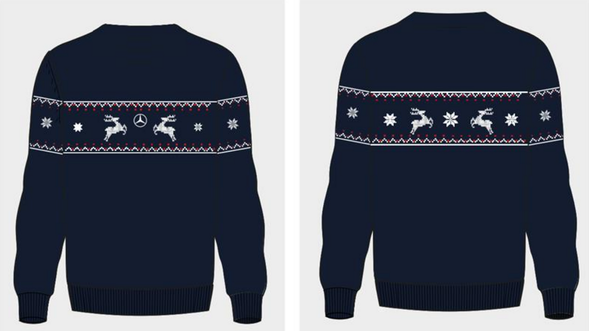 X-MAS Pullover en tricot Mercedes-Benz