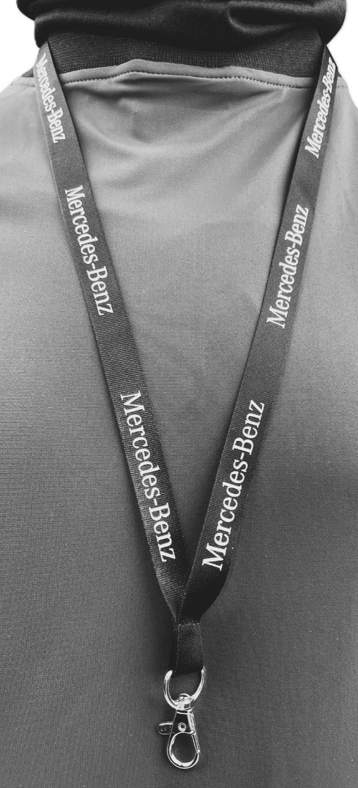 Mercedes-Benz black lanyard
