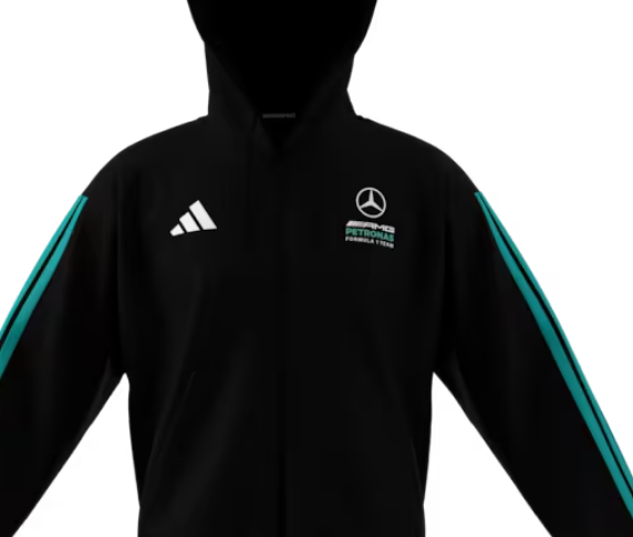 Veste en molleton pour homme, Mercedes-AMG F1, noire
