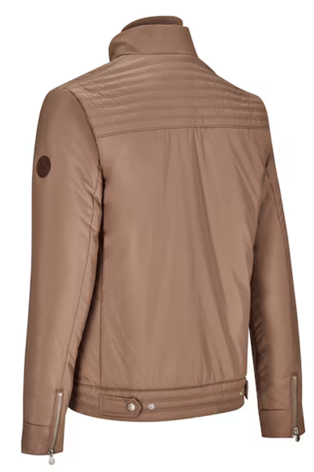 Jacke Herren cognac, Polyester