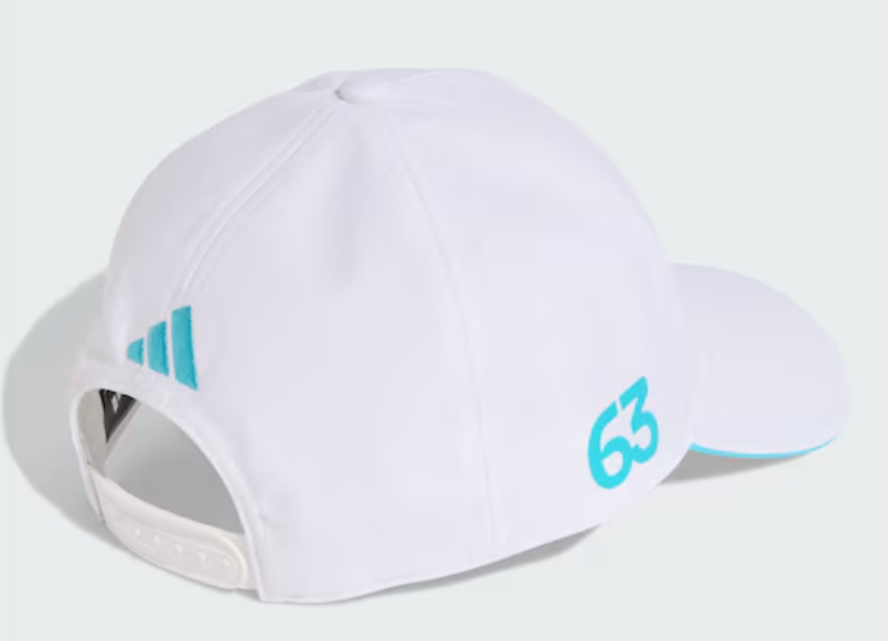 Cap, George Russell, Mercedes-AMG F1 white, polyester (recycled)