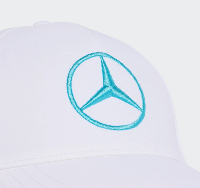 Cap, George Russell, Mercedes-AMG F1 white, polyester (recycled)