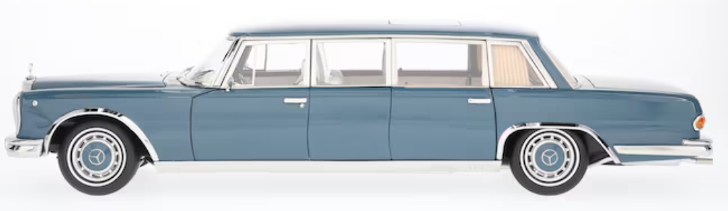 600 Pullmann W 100 (1963-1981) blue, NZG, 1:18