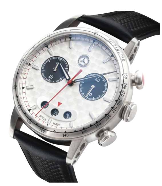 Chronograph men, CLASSIC, Silver Arrow