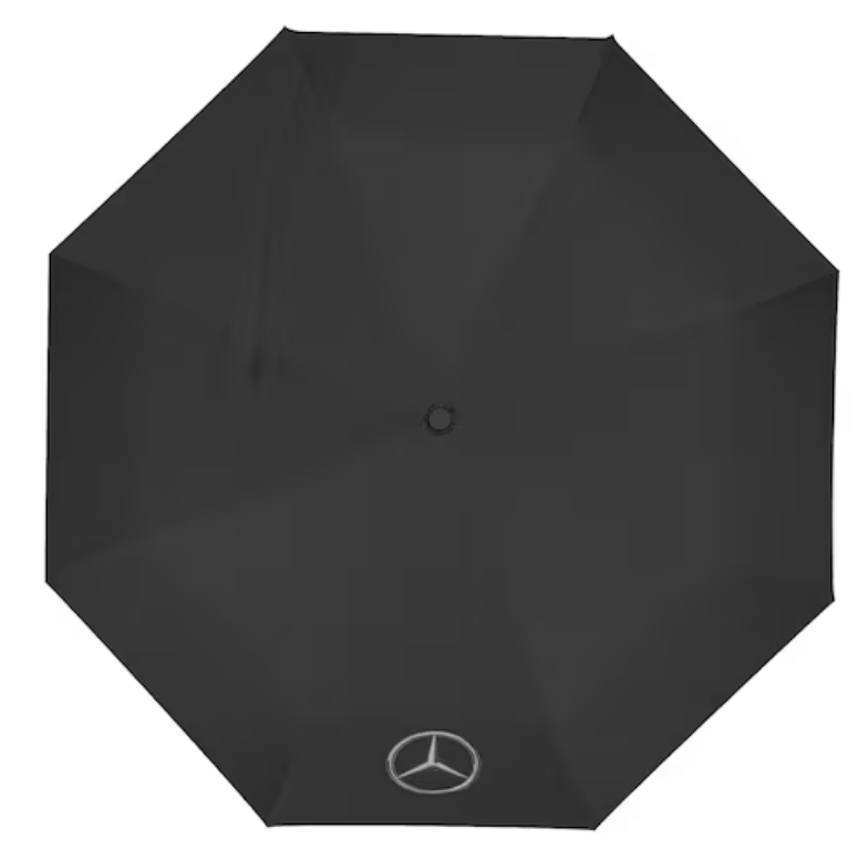 Taschenschirm schwarz, Stahl / Polyester