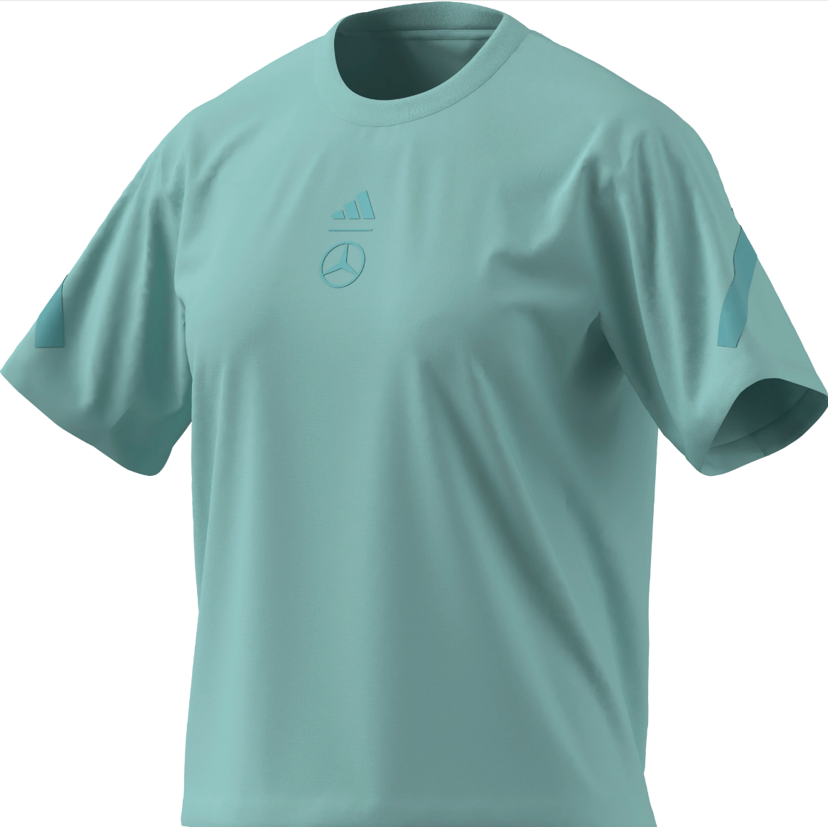 T-Shirt Damen aqua