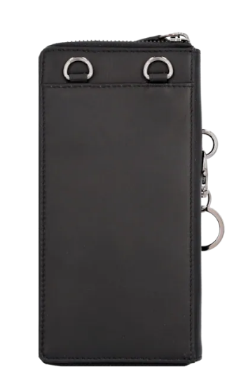 AMG smartphone case black, cowhide / polyester