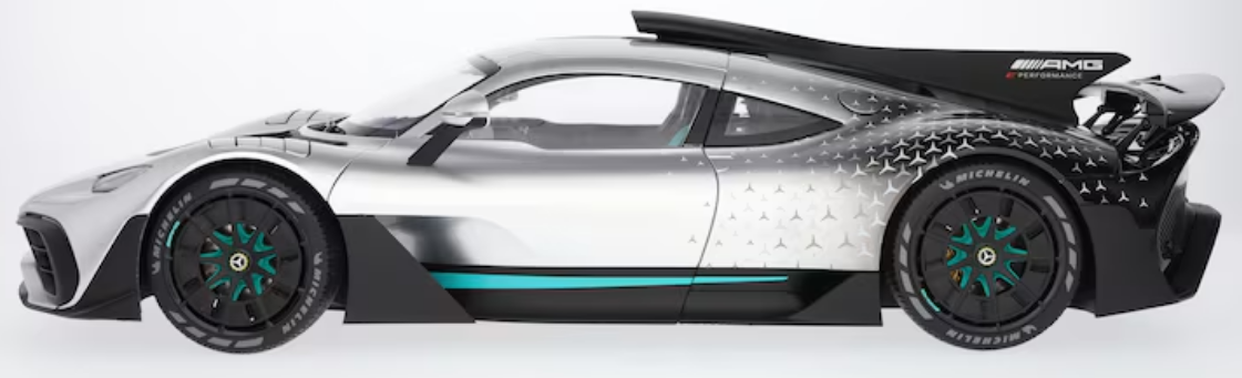 Mercedes-AMG ONE, C298 silver, NZG, 1:12
