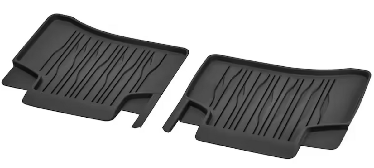 Dynamic Lines All-Weather Floor Mats, Rear, 2-Piece Set, Black, GLB (BR 248)