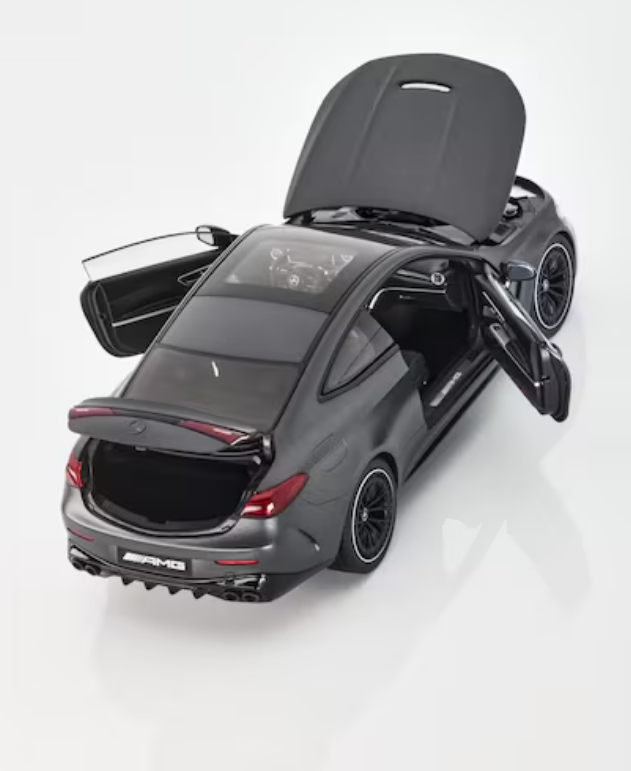 Modellauto Mercedes-AMG CLE 53, Coupé, 4MATIC+, graphitgrau magno, 1:18